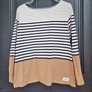 Talbot striped long sleeve tee